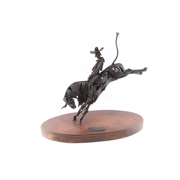 Modernist Metal Art Sculpture.