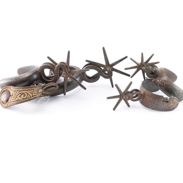 Lot of 2 Pair of Spurs.