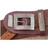 Image 3 : Leather & Engraved Silver Mounted Holster.