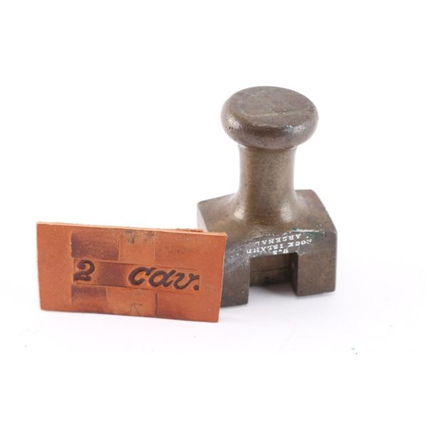 Frankford Arsenal Leather Stamp.