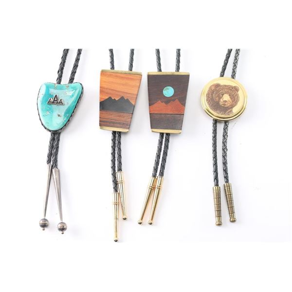 Lot of 4 Bolo Ties.