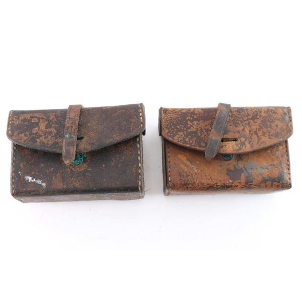 2 Jewel 1918 Blasting Cap Pouches
