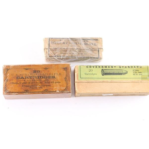 Lot of Cartridge Boxes