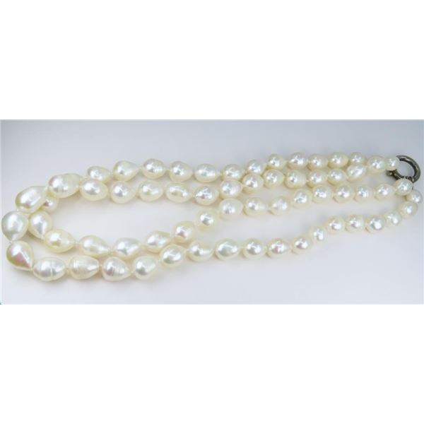 Double Strand of Baroque Pearls.