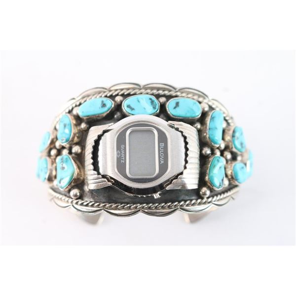 Navajo Turquoise Watch band Cuff