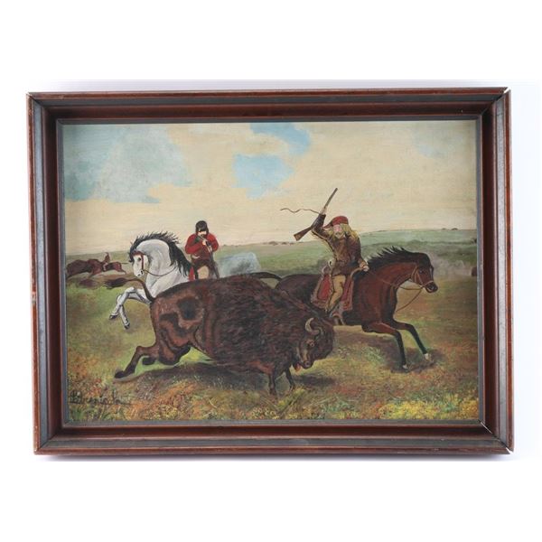 American Primitive Style Painting.