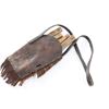 Image 4 : Butcher Set w/Fringed Leather Carrier.