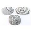 Image 1 : Lot of 3 Black & White Pottery Shards.