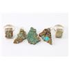 Image 1 : Rough Turquoise Stone Jewelry Lot.