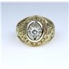 Image 1 : Vintage Gents U.S. Army Diamond Ring.