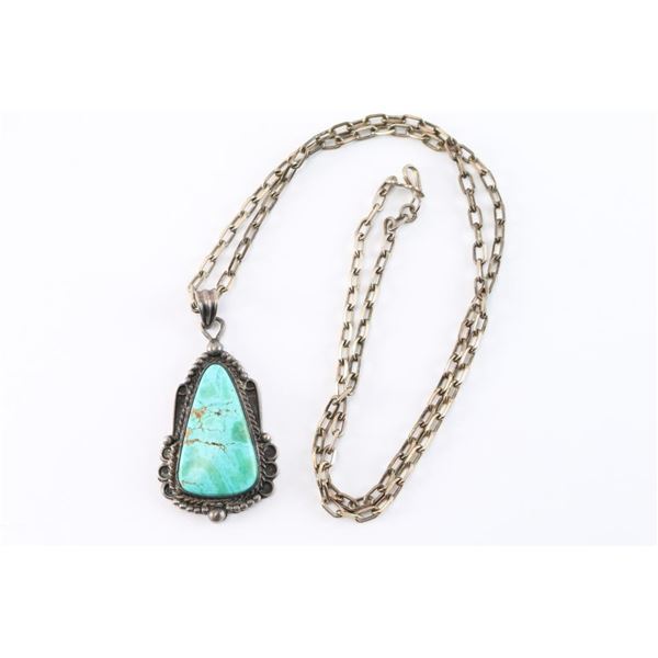 Vintage Navajo Turquoise Necklace.
