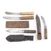 Image 1 : Lot of 4 Knives w/ Scabbards.