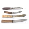 Image 2 : Lot of 4 Knives w/ Scabbards.