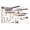 Image 1 : Lot of Frontier Axes, Cleavers, Tools.