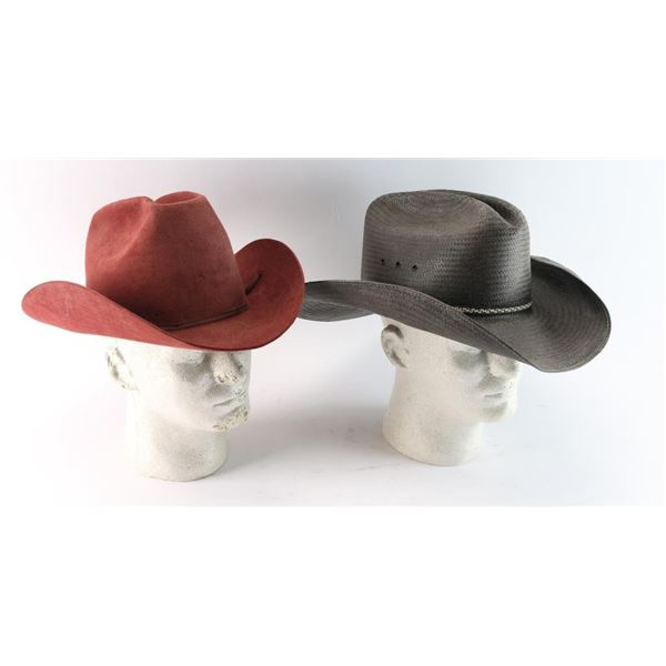 Lot of 2 Cowboy Hats