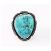 Image 1 : Navajo Turquoise and Sterling Ring.