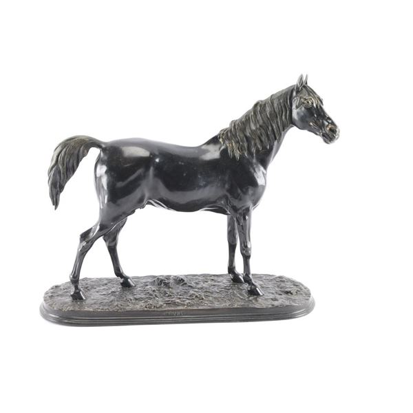 "Ibrahim" Bronze by P. J. Mene.