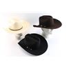 Image 2 : Lot of 3 Cowboy Hats.
