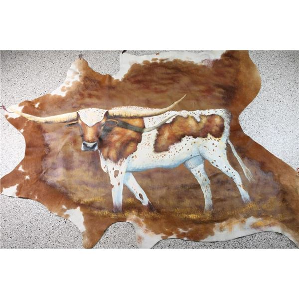 Painted Cowhide.