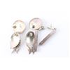Image 2 : Lot of 3 Pair of Sterling Silver Earrings.
