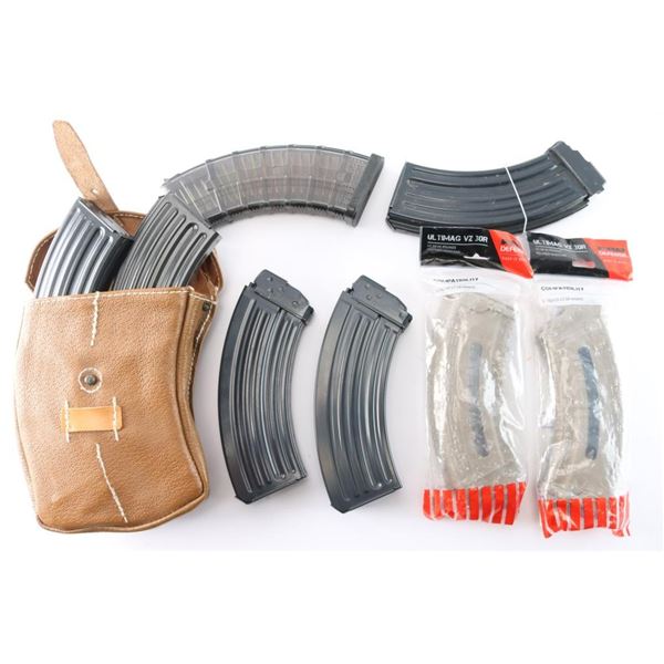 Lot of 8 Czech vz. 58 Magazines/Pouch
