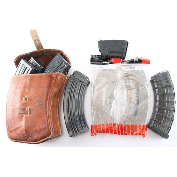 Lot of 8 Czech vz. 58 Magazines/Pouch
