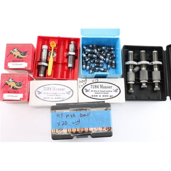 Lot for .43 Mauser