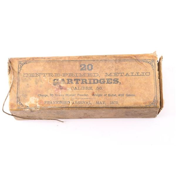 Frankfurt Arsenal 50-70 Unopened Box Ammo