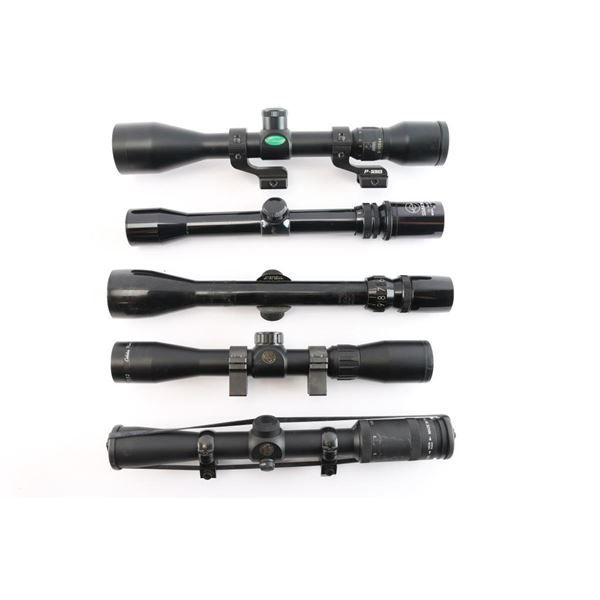 Lot of 5 Rifle Scopes