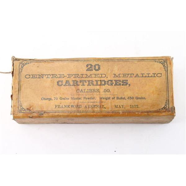 Frankfurt Arsenal 50-70 Unopened Box Ammo