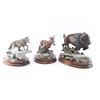 Image 2 : Lot of 3 Native Statues