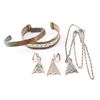 Image 1 : Pendant & Earrings & 2 Cuffs.