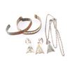Image 2 : Pendant & Earrings & 2 Cuffs.