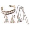 Image 3 : Pendant & Earrings & 2 Cuffs.
