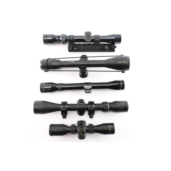 Lot of 5 Rifle Scopes