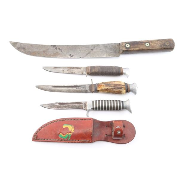 Lot of 4 German Fixed Blade Knives