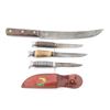 Image 2 : Lot of 4 German Fixed Blade Knives