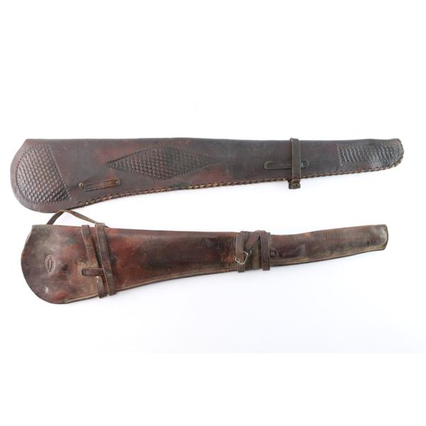 Lot of Two Vintage Rifle Scabbards.