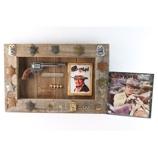 John Wayne Law of the West Display