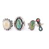 Image 1 : Lot of Four Vintage Indian Rings.