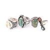 Image 2 : Lot of Four Vintage Indian Rings.