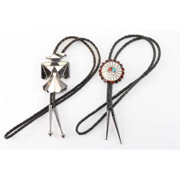 Lot of 2 Vintage Bolo Ties.