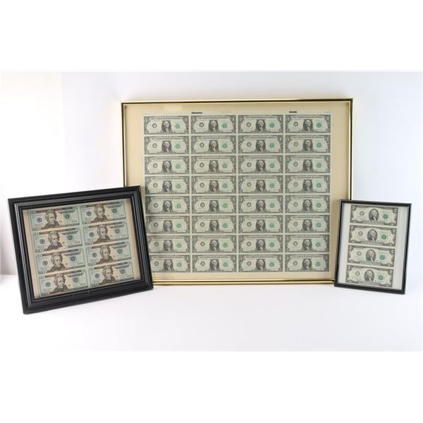 Lot of Currency Sheets