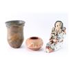 Image 1 : Storyteller & 2 Pieces of Pottery.
