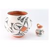 Image 1 : Acoma Polychrome Pot & Small Jug.
