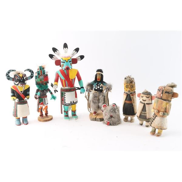 Lot of 7 Kachina Dolls.