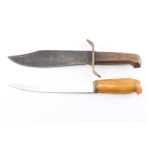 Lot of 2 Fixed Blade Knives