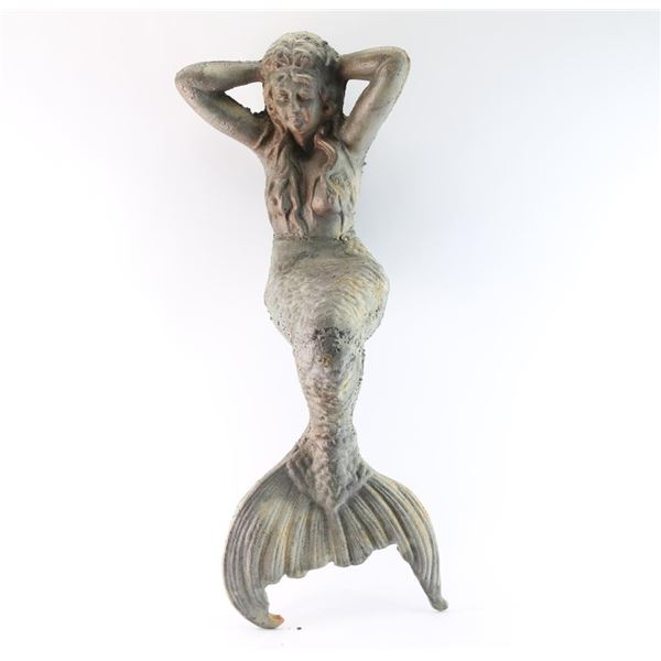 Cast Iron Mermaid Statue