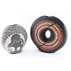 Image 2 : Lot of 2 Incised carved Vases
