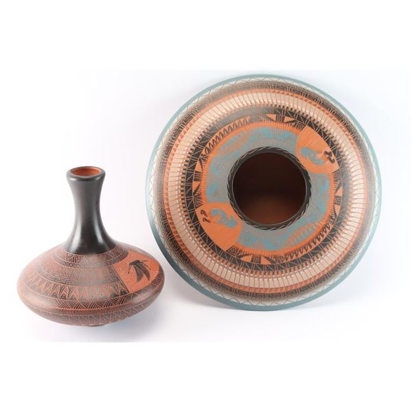 Lot of 2 Indian Pots